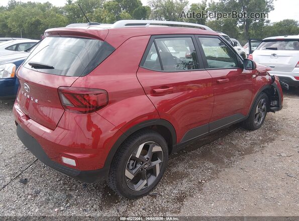 KMHRC8A34SU416629 2025 HYUNDAI VENUE Red Trasero derecho