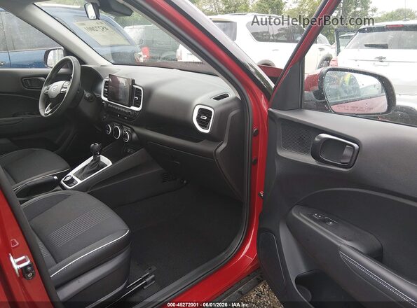 KMHRC8A34SU416629 2025 HYUNDAI VENUE Red Vista interior delantera