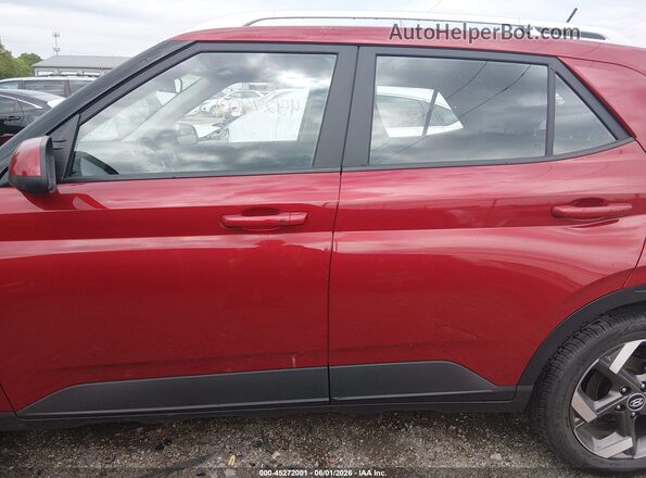 KMHRC8A34SU416629 2025 HYUNDAI VENUE Red Vista interior de 360 grados