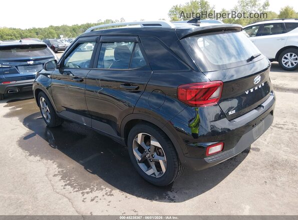 KMHRC8A35MU071744 2021 HYUNDAI VENUE Черный Задняя левая четверть