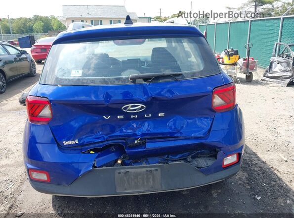 KMHRC8A35NU176902 2022 HYUNDAI VENUE Blue Вид спереду