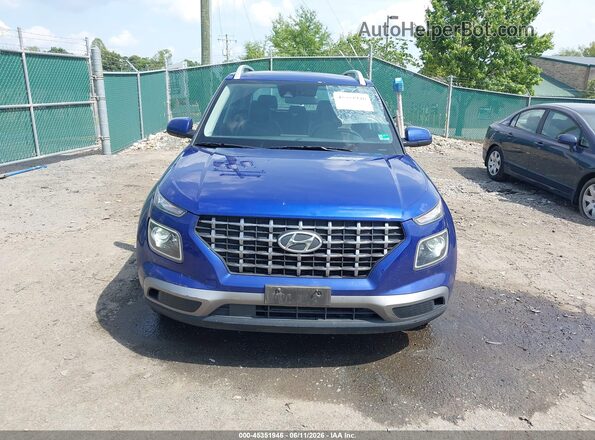 KMHRC8A35NU176902 2022 HYUNDAI VENUE Blue Вид щитка приладів