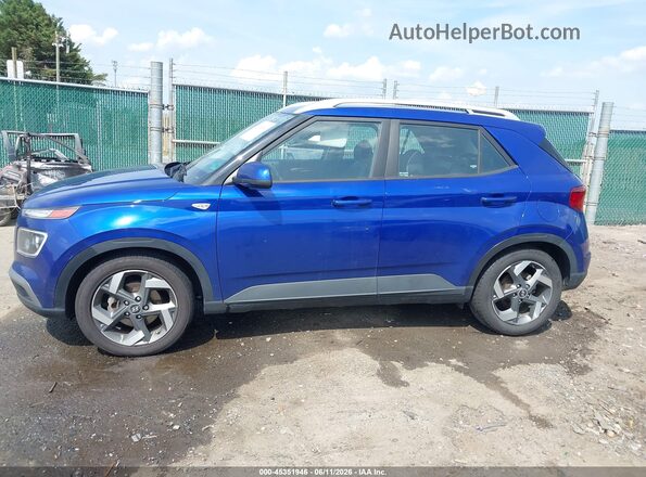 KMHRC8A35NU176902 2022 HYUNDAI VENUE Blue Панорамний вид салону 360°