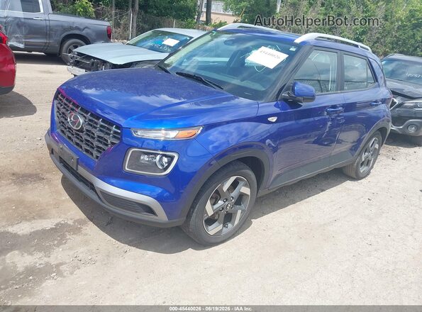 KMHRC8A35PU221131 2023 HYUNDAI VENUE Blue Vista tres cuartos delantera izquierda