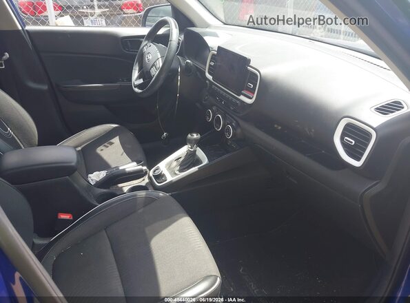 KMHRC8A35PU221131 2023 HYUNDAI VENUE Blue Vista interior delantera