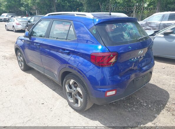 KMHRC8A35PU221131 2023 HYUNDAI VENUE Blue Trasero izquierdo