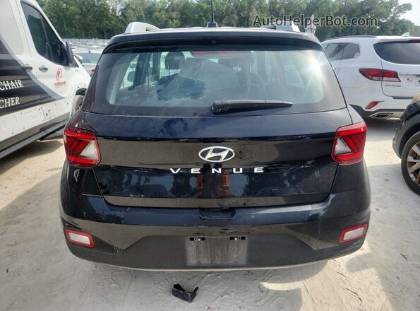 KMHRC8A35PU231609 2023 HYUNDAI VENUE Black Widok z tyłu