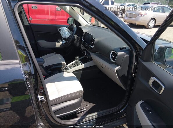 KMHRC8A35SU378313 2025 HYUNDAI VENUE Black Vista interior delantera