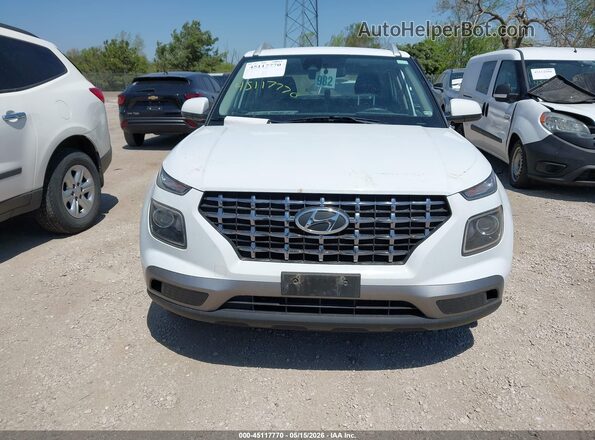 KMHRC8A36LU025158 2020 HYUNDAI VENUE White ხელსაწყოთა პანელის ხედი