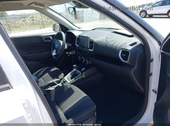 KMHRC8A36LU025158 2020 HYUNDAI VENUE White წინა სალონის ხედი