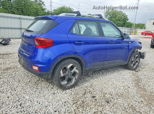 KMHRC8A36MU126315 2021 HYUNDAI VENUE Blue Հետևի աջ