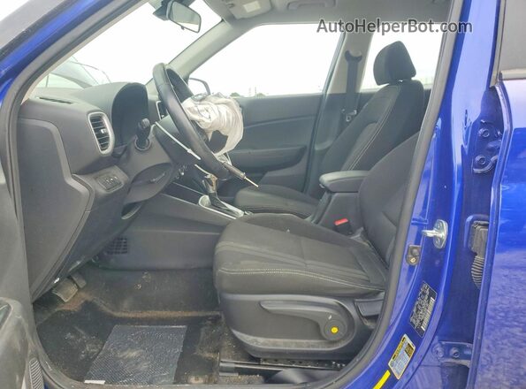 KMHRC8A36MU126315 2021 HYUNDAI VENUE Blue Սալոնի դիմացի տեսք