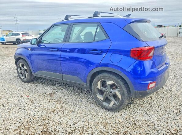 KMHRC8A36MU126315 2021 HYUNDAI VENUE Blue Հետևի ձախ