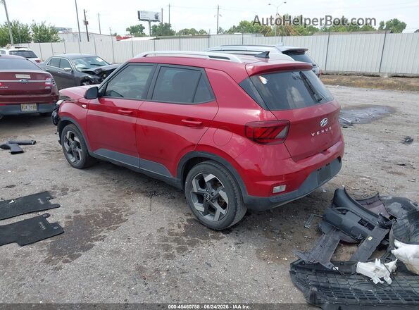 KMHRC8A36NU207977 2022 HYUNDAI VENUE Red უკანა მარცხენა