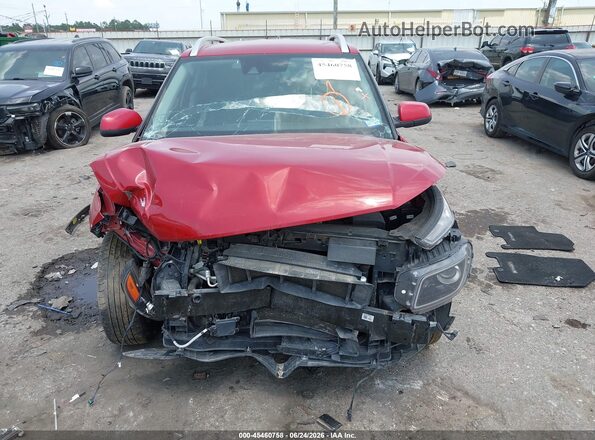 KMHRC8A36NU207977 2022 HYUNDAI VENUE Red უკანა სალონის ხედი
