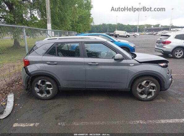 KMHRC8A36PU237242 2023 HYUNDAI VENUE Gray Rear interior view