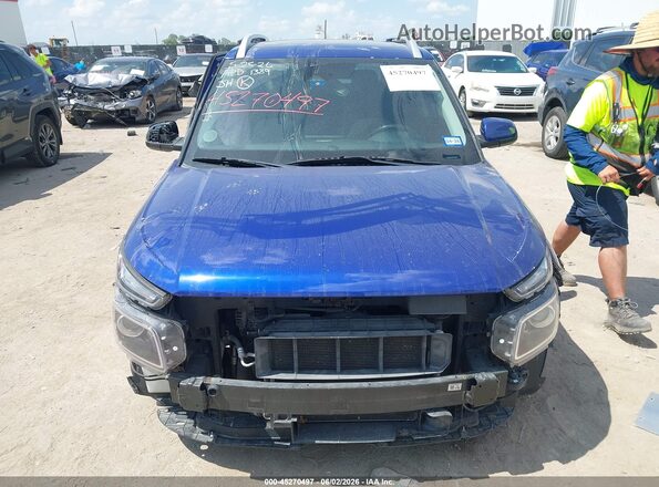 KMHRC8A36PU246880 2023 HYUNDAI VENUE Blue Սարքավորումների վահանակի տեսք