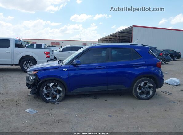 KMHRC8A36PU246880 2023 HYUNDAI VENUE Blue Սալոնի 360 աստիճան տեսք