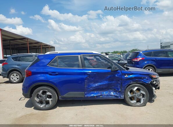 KMHRC8A36PU246880 2023 HYUNDAI VENUE Blue Սալոնի հետևի տեսք