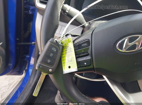 KMHRC8A36PU246880 2023 HYUNDAI VENUE Blue Առջևի վահանակի տեսք