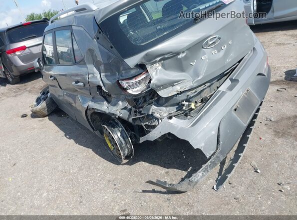 KMHRC8A37MU082311 2021 HYUNDAI VENUE Gray Задня ліва чверть
