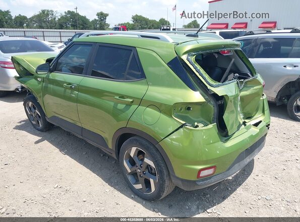 KMHRC8A37PU233135 2023 HYUNDAI VENUE Green Rear left