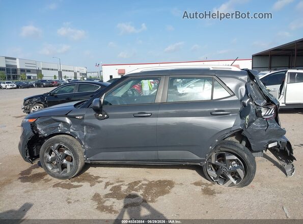 KMHRC8A37PU251375 2023 HYUNDAI VENUE Gray Widok wnętrza z tyłu