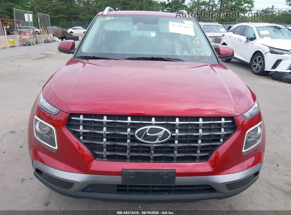KMHRC8A37RU295041 2024 HYUNDAI VENUE Red Vista del cuadro de instrumentos