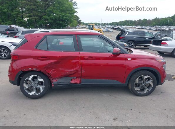 KMHRC8A37RU295041 2024 HYUNDAI VENUE Red Vista interior trasera