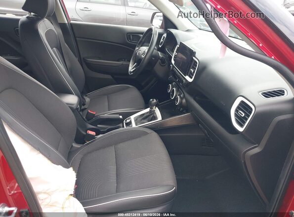 KMHRC8A37RU295041 2024 HYUNDAI VENUE Red Vista interior delantera