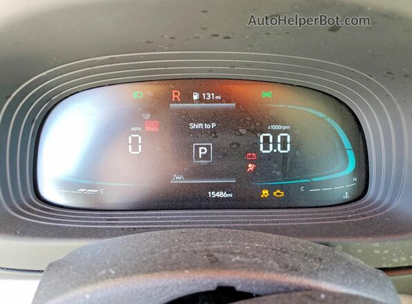 KMHRC8A37RU322321 2024 HYUNDAI VENUE Белый Вид щитка приборов
