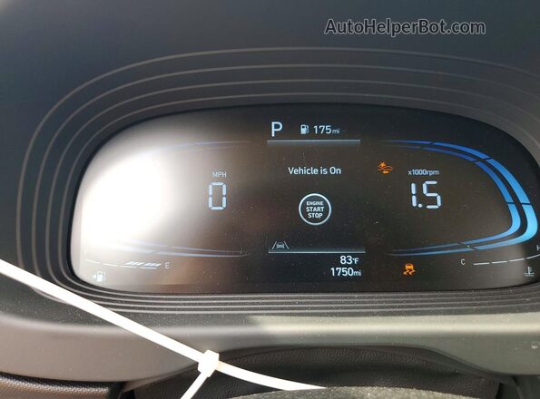 KMHRC8A37TU427254 2026 HYUNDAI VENUE Turquoise ხელსაწყოთა პანელის ხედი