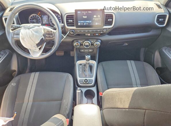 KMHRC8A38NU139665 2022 HYUNDAI VENUE White Вид панелі приладів