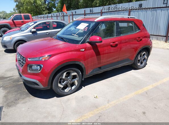 KMHRC8A38PU217588 2023 HYUNDAI VENUE Red Przód lewy