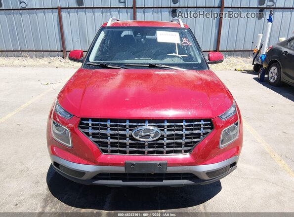 KMHRC8A38PU217588 2023 HYUNDAI VENUE Red Widok zestawu wskaźników