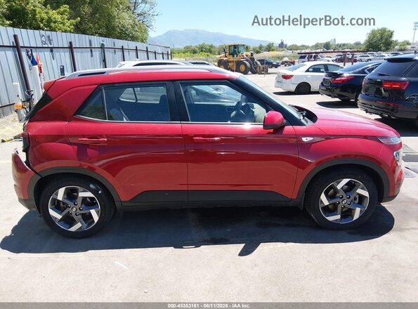 KMHRC8A38PU217588 2023 HYUNDAI VENUE Red Widok wnętrza z tyłu