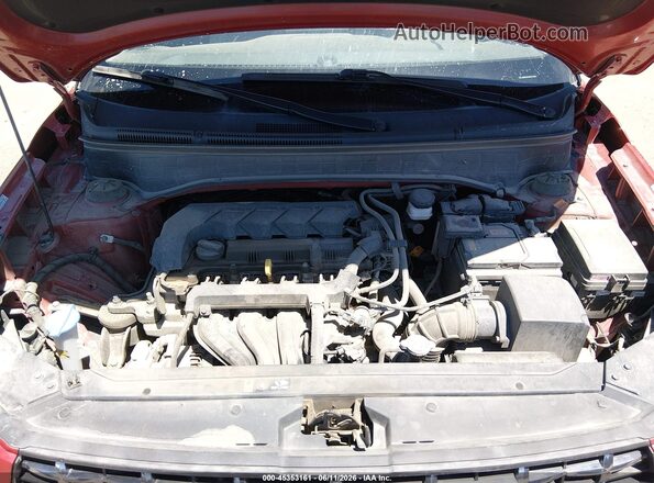 KMHRC8A38PU217588 2023 HYUNDAI VENUE Red Widok z tyłu
