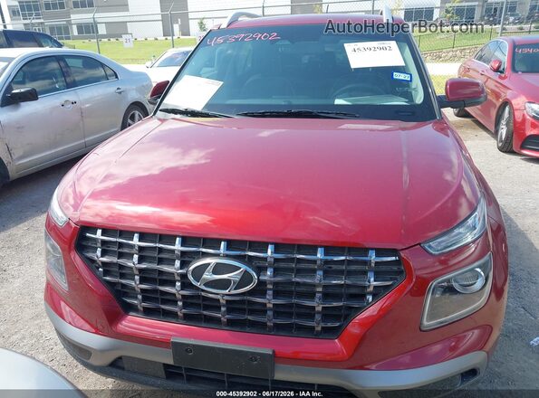 KMHRC8A38PU270811 2023 HYUNDAI VENUE Red Rear interior view