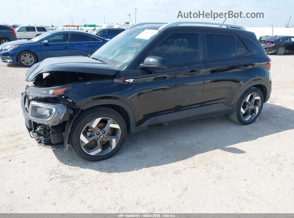 KMHRC8A38RU299938 2024 HYUNDAI VENUE Black Front left