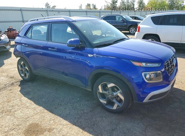KMHRC8A38RU338897 2024 HYUNDAI VENUE Blue Przód prawy