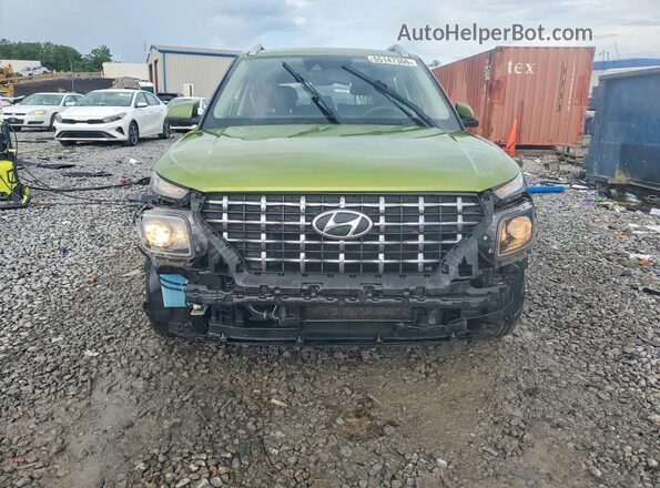 KMHRC8A39LU033853 2020 HYUNDAI VENUE Green წინა ხედი
