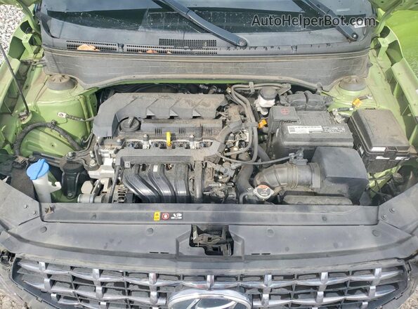 KMHRC8A39LU033853 2020 HYUNDAI VENUE Green უკანა სალონის ხედი
