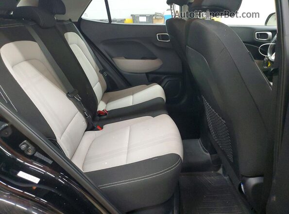 KMHRC8A39LU035098 2020 HYUNDAI VENUE Black Հետևի նստատեղերի տեսք