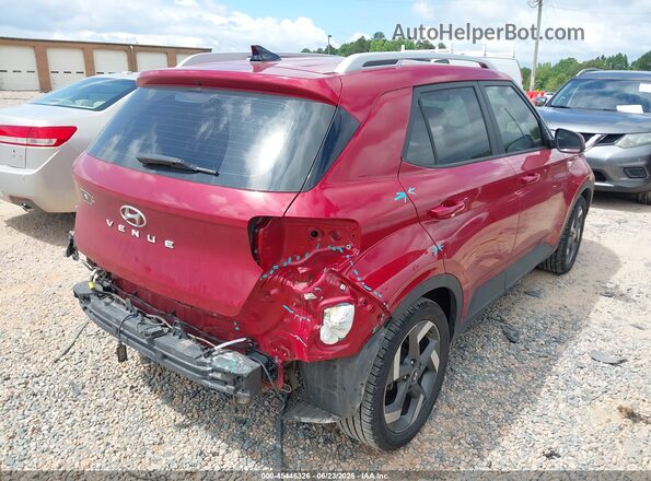 KMHRC8A39MU071388 2021 HYUNDAI VENUE Red Задня права чверть