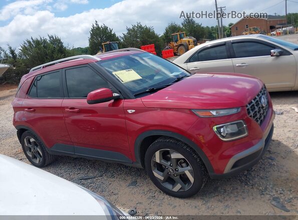 KMHRC8A39MU071388 2021 HYUNDAI VENUE Red Вид задньої частини салону