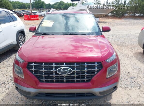 KMHRC8A39MU071388 2021 HYUNDAI VENUE Red Вид щитка приладів