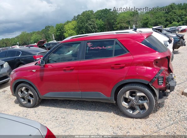 KMHRC8A39MU071388 2021 HYUNDAI VENUE Red Панорамний вид салону 360°