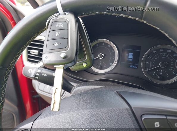 KMHRC8A39MU071388 2021 HYUNDAI VENUE Red Вид панелі приладів