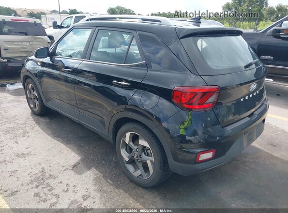 KMHRC8A39MU073271 2021 HYUNDAI VENUE Black Հետևի ձախ