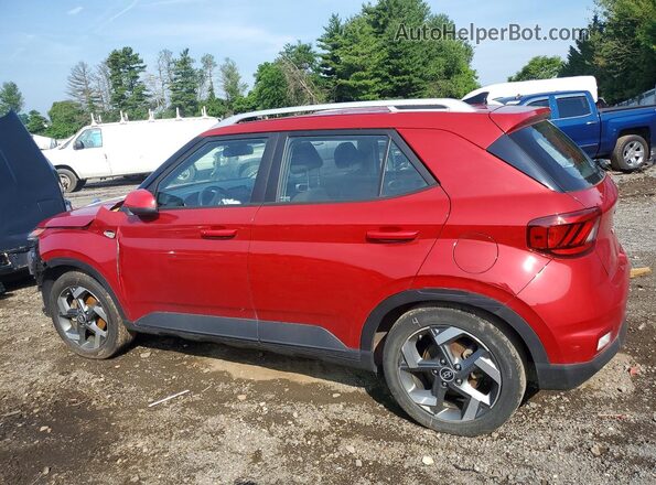 KMHRC8A39NU186946 2022 HYUNDAI VENUE Red Задня ліва чверть